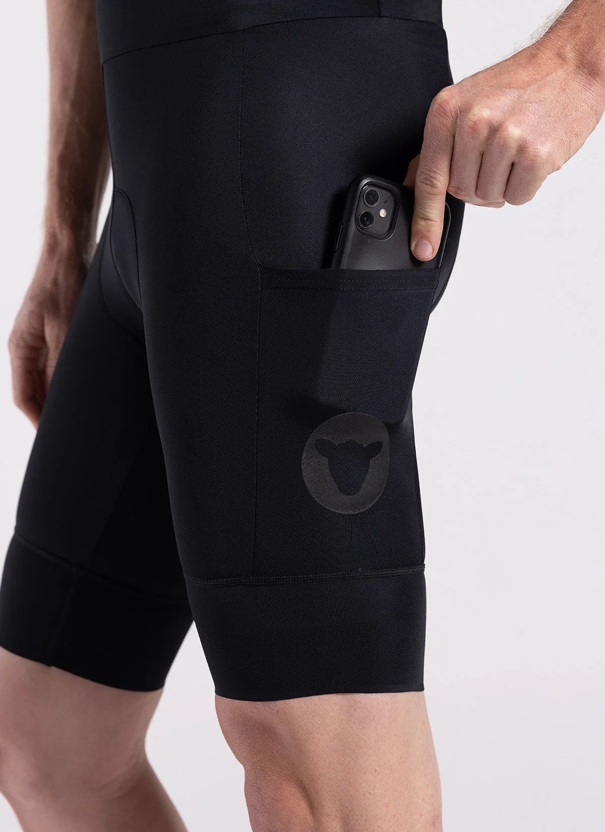 Men's Enduro Bib (with storage) - Black - Image 2