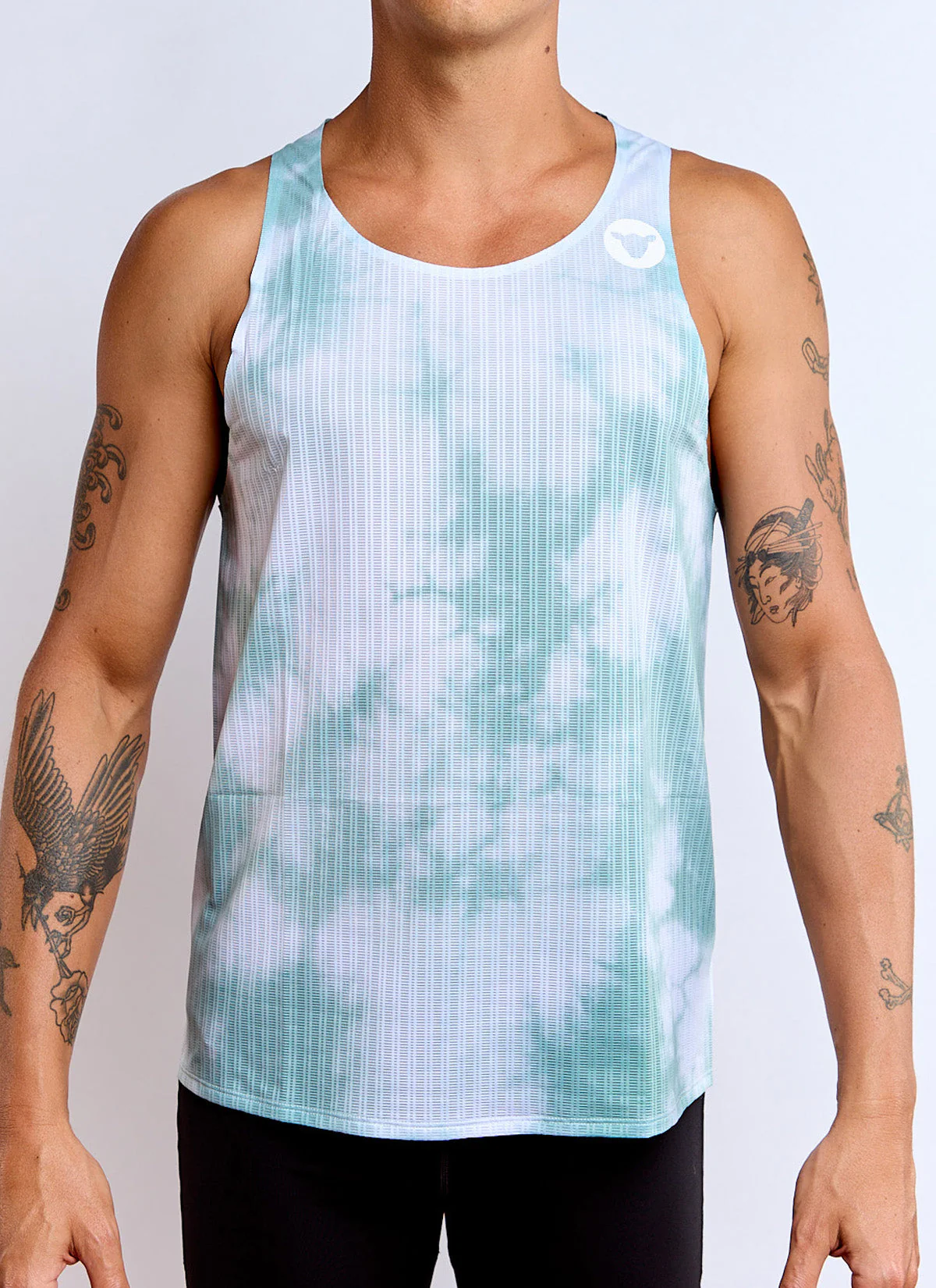 Men's FlyMesh Singlet - Sage Green - Image 3