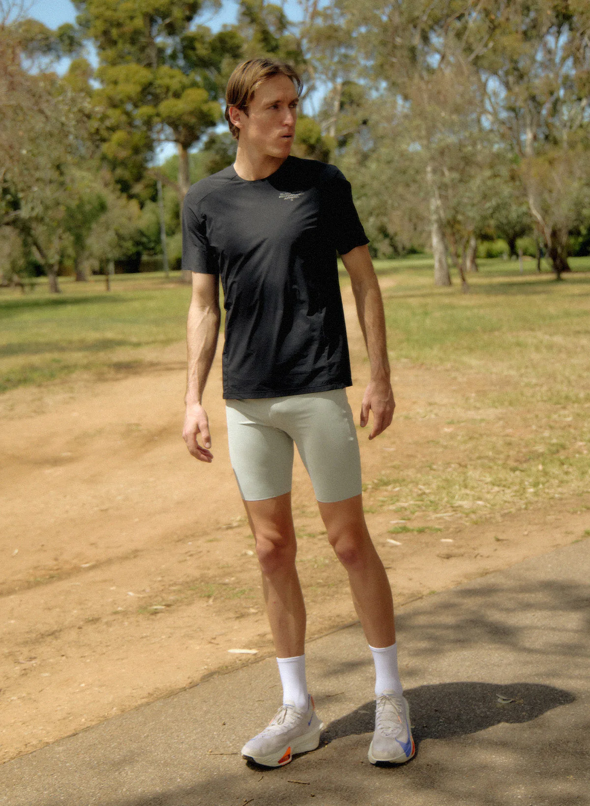 Men's FlyTec Race Tee - Performance Black - Image 4