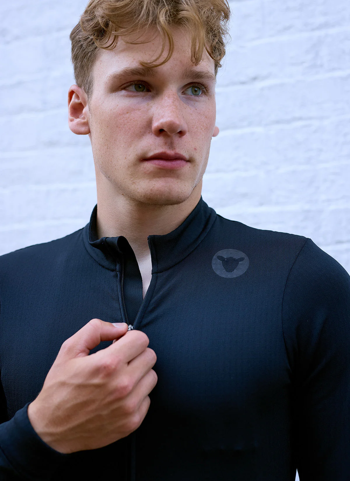 Men's GridFleece Thermal Jersey - Black - Image 2