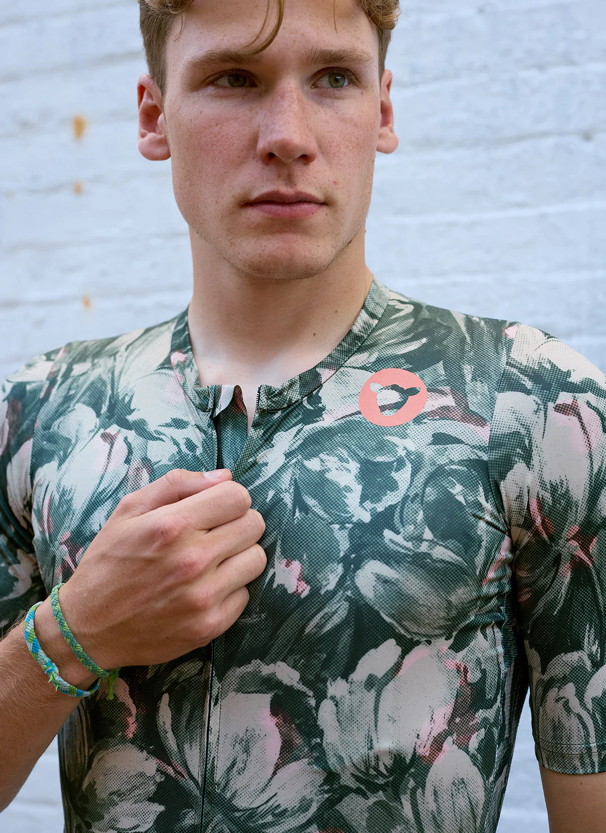 Men's Team SS Jersey - Forest Floral - Image 2