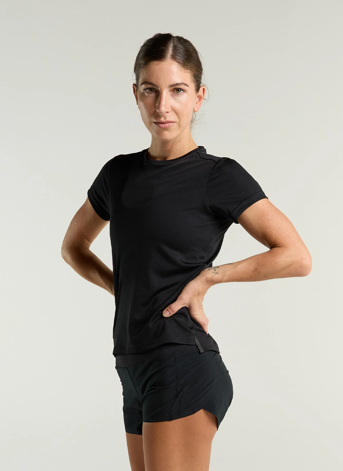 Women's Dry SS Tee - Black Reflective - Image 2