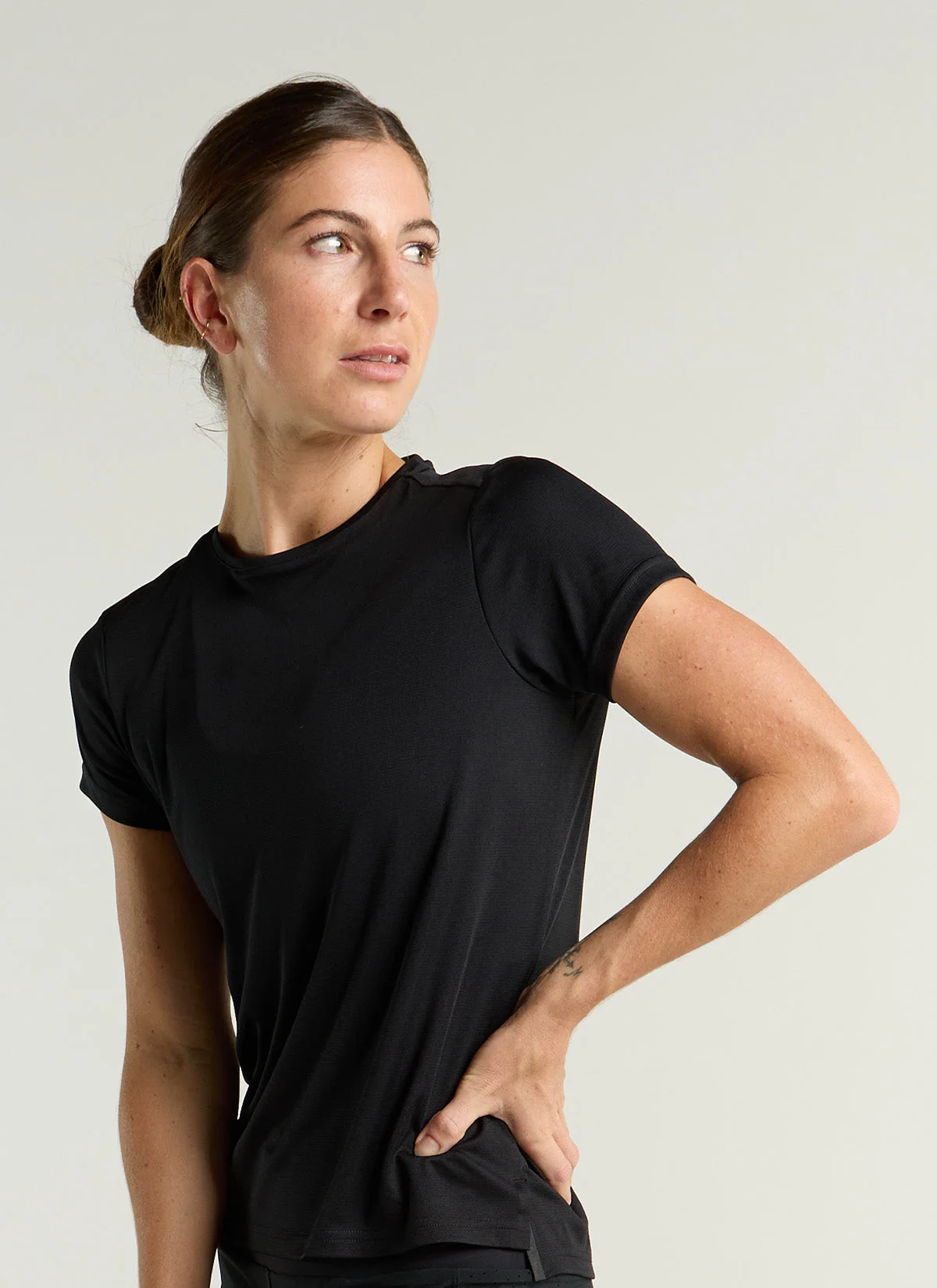 Women's Dry SS Tee - Black Reflective - Image 3