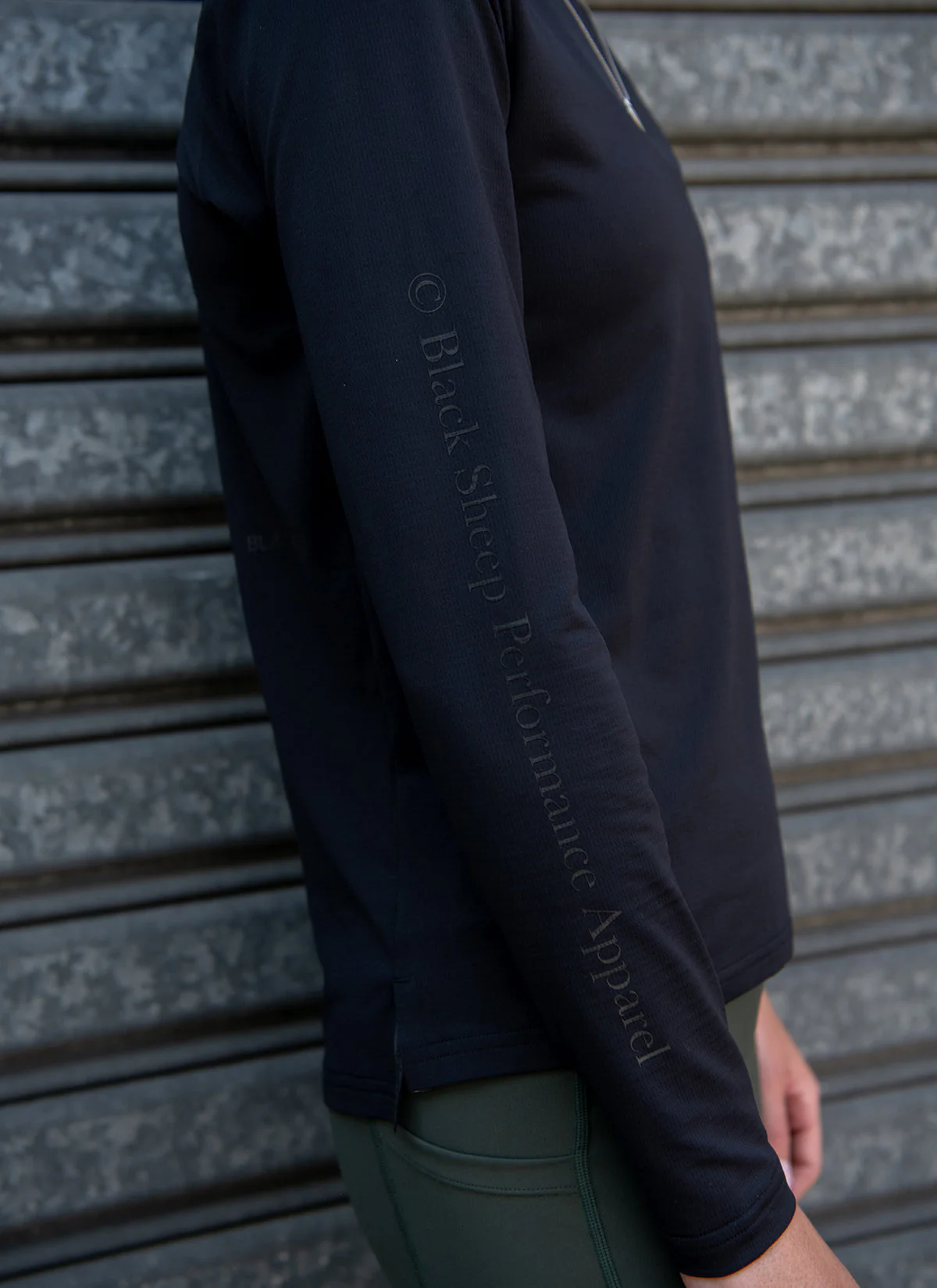 Women's Drylite LS Tee - Black - Image 4