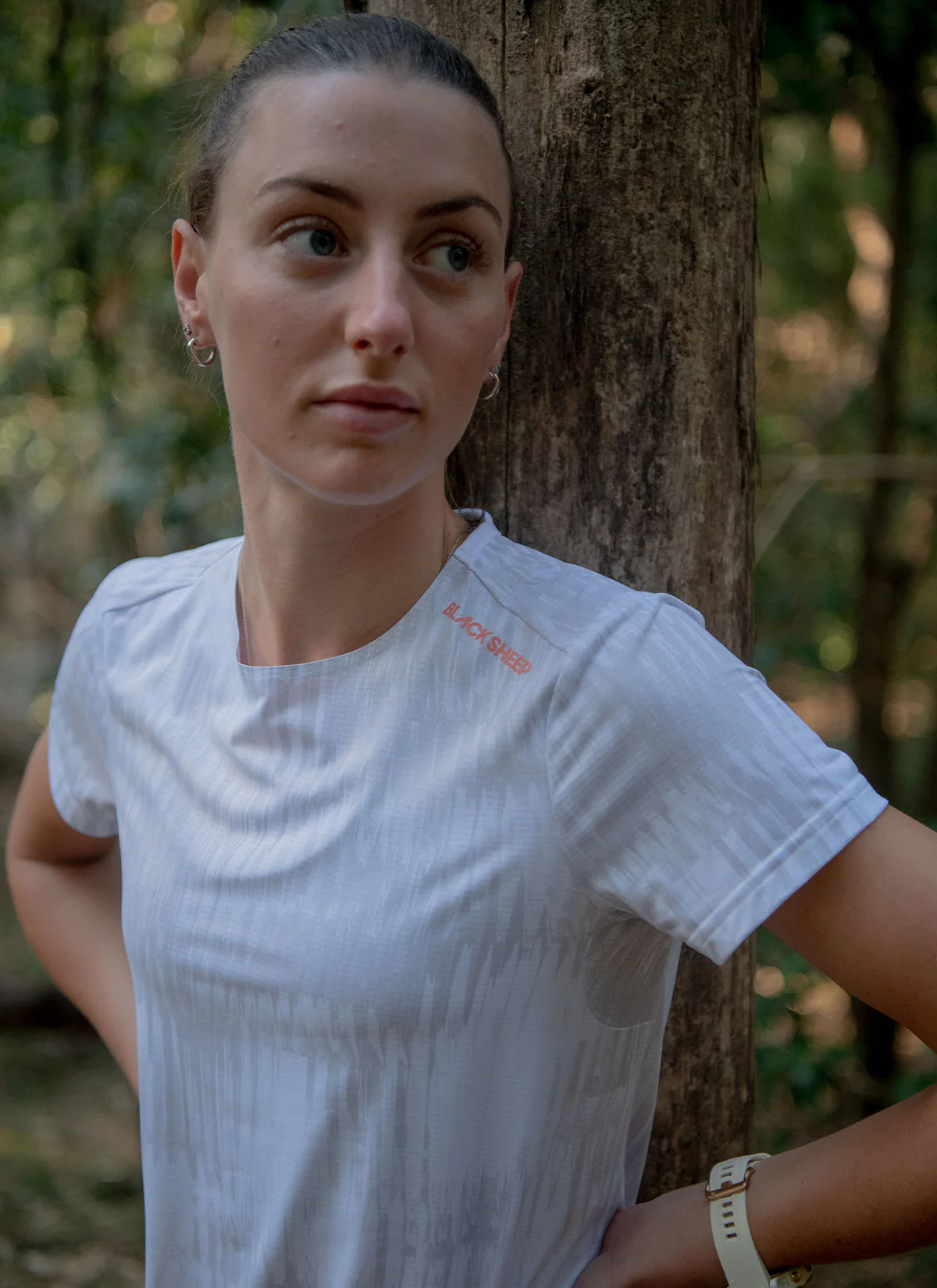 Women's Drylite SS Tee - Titanium Glass - Image 2