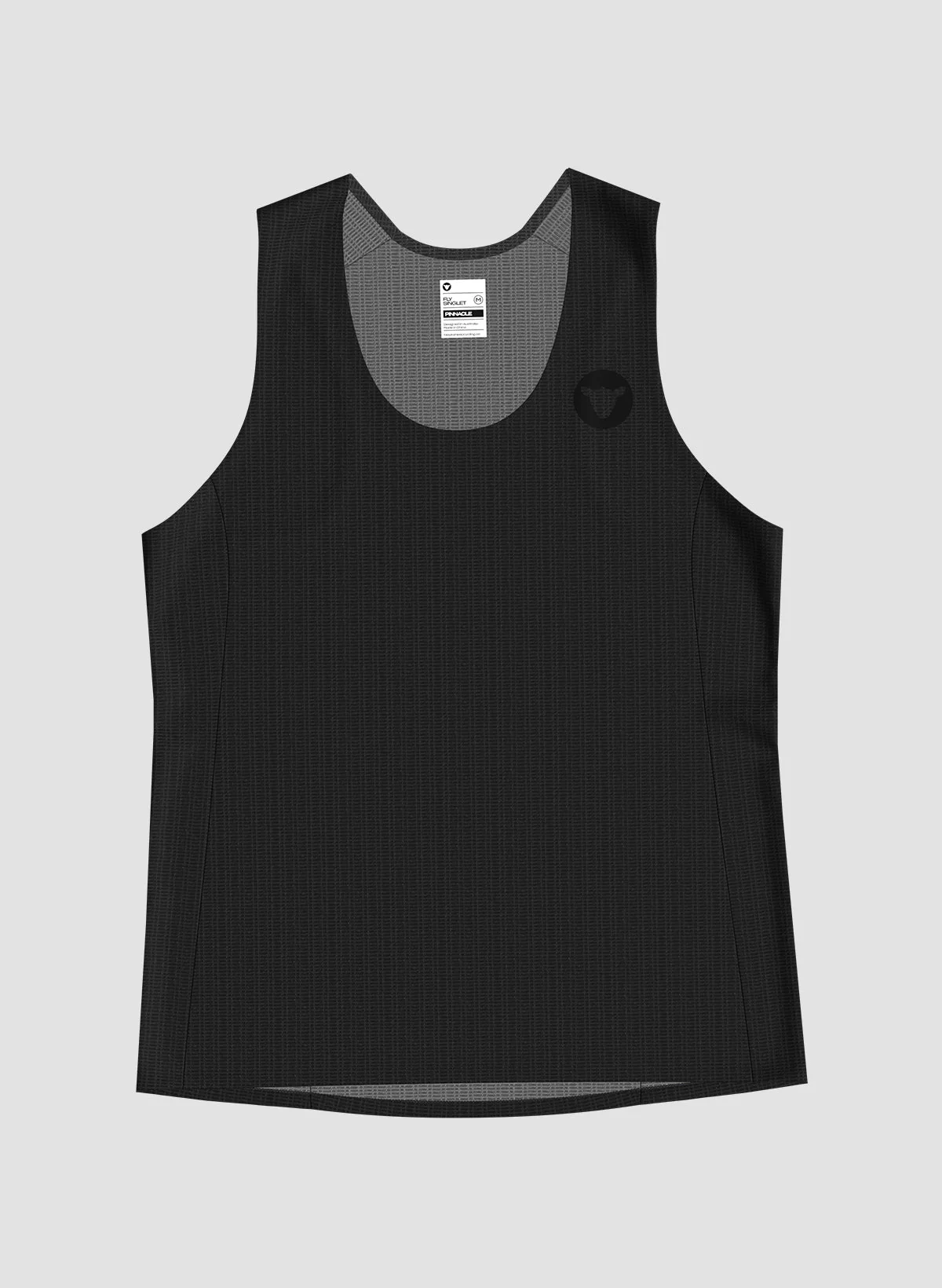 Women's FlyMesh Singlet - Untitled Black
