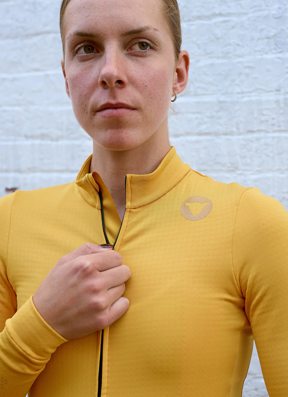 Women's GridFleece Thermal Jersey - Sun Gold - Image 2