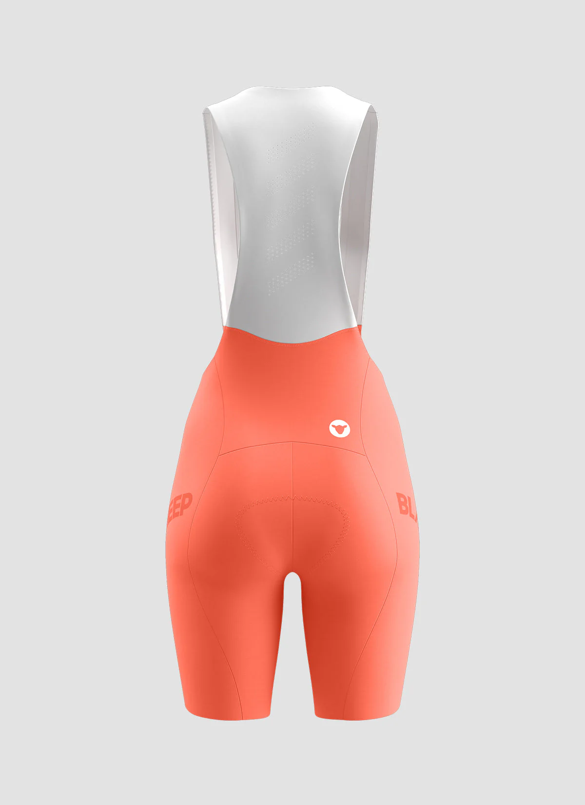 Women's Team 7" Bib - Super Coral - Image 4